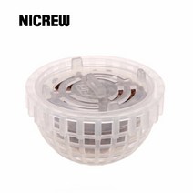 모스트리 nicrew 천연 미네랄 수생 바이오 이끼 볼 필터 수족관 크리스탈 레드 새우 하우스 물고기 탱크 장식 미네랄 볼