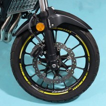 혼다 CB500X CB 500X CB500 X 풀 세트 장식 오토바이 휠 스티커 반사 모터 자전거 방수 림 데칼, 03 CB500X-yellow, 03 CB500X-yellow