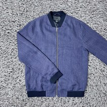 H & M 에이치 앤 엠 블루종 린넨 자켓