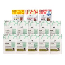 꼬뜨 치카껌 치석 제거 기능성 강아지껌+간식 3종, 1set, 피부모질 10팩 + 간식 3종