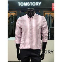 [톰스토리] W몰 린넨라이크 스트라이프셔츠 T192M2901Q44