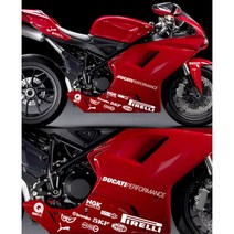 MOTO_GP_set-모음 스티커 /바이크스티커/헬멧스티커, 색상:일반-주황|디자인:6-MOTO GP 두카티, 단품