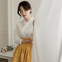 일상속에서도 자신있게 특별함을 갖춘 생활한복을 더한 퓨전 명절 의상 상의 다이아 저고리