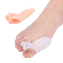 보호기 회복 통증 관절 패드 엄지발가락 한쌍 실리콘, 베이지(1050-1)