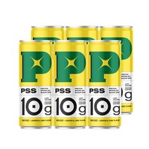 PSS10 프로틴 스파클링 슈가제로 레몬라임맛, 레몬라임맛 240ml x 6개, 240ml, 6개