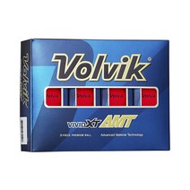 볼빅 비비드 XT AMT 볼 골프공 12개입, 1개, Red