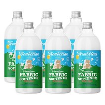 니트앤클린 프리미엄 퍼퓸 섬유유연제 화이트머스크, 6개, 1000ml