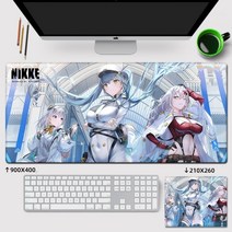 승리의 여신 Nikke 게임 승리의 여신 니케 캐릭터 굿즈 마우스패드 장패드, 900X400X3MM, R