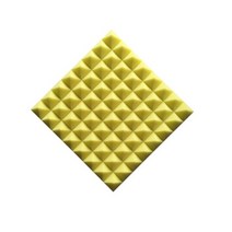 우퍼방진패드 층간소음방지 진동방지 10pcs 50x50x3cm 스튜디오 어쿠스틱 폼 폼, 노란색