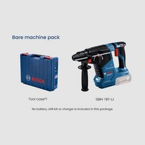 Bosch GBH 187-LI 무선 로터리 해머 충전식 블루투스 앱 제어 무선 전기 해머 드릴 무선 임팩트 드릴, 1.Bosch GBH 187LI