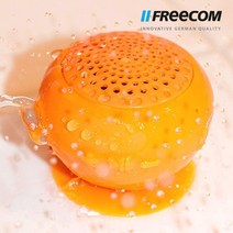 프리콤 휴대용 터프 블루투스스피커 완전방수 8W 출력, 오렌지 (Orange)