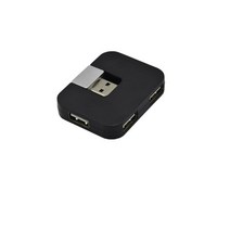상세페이지 참고 USB 20 허브 4 포트 분배기 선 없는 허브, 검정색