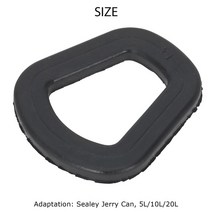 제리캔 석유통 jcs01 universal sealey jerry can seal 연료 고무 씰 링 가스켓 5l 10l 20l, 검은색