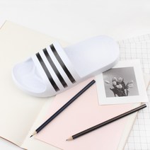 선업 EVA 튜닝 삼선 슬리퍼 화이트(White 흰색) 학생 학교 삼디 삼디다스 교내 사무실 가벼운 푹신한 실내화