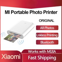 xiaomi mijia mi 휴대용 미니 포켓 포토 프린터 키트 블루투스 프린터 블루투스 무선 bt Thermal printer for mobile phone, 만 50pcs 종이