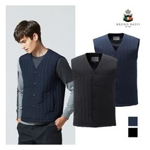 인디안 BRUNO BAFFI 브이넥 세로퀼팅 패딩베스트_MKUQCUF8171