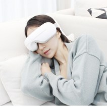 디디르 눈 마사지기 안마기 무선 마사지기 온열 마사지 공기압 마사지기, 5V 1A전용 어댑터, 화이트
