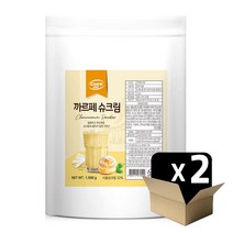 까르페 슈크림 파우더 1kgX2봉/커피상인 라떼, 2개