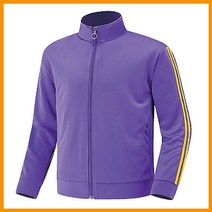 RW4C051E 2선 트레이닝복 탑 바이올렛 집업 트랙 트레이닝상의 트레이닝