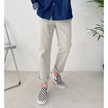 몽키 7color [M-3XL] 국내생산 감탄 스판 일자핏 면워싱 밴딩팬츠