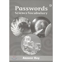 Passwords Science Vocabulary Book D : Answer Key, Curriculum Associates