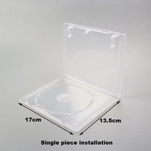 닌텐도 스위치 1 개 CD 용량 영화 게임 디스크 보관 케이스 투명 블루 DVD/CD 상자 운반 홈 이동식 커버, 한개옵션1, 03 C