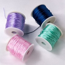 (W-04) 컬러 나일론줄 1.5mm 약 80m 키링 악세사리 부자재, 1.레인보우