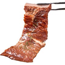집콕 캠핑 여행 글램핑 단짠단짠 수제칼집 뼈삼겹 양념 왕 돼지갈비 1kg, 상세페이지 참조