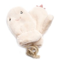 아기상어 벙어리장갑 전체기모안감 3-7세 따뜻한 방한 털장갑