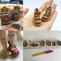 가죽 공예 귀여운 신발 디자인 다이 커팅 나이프 몰드 핸드 펀치 도구 패턴, 01 S length 3cm