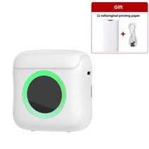 셀프 사진기계 포토 프린터 미니 휴대용 무선 감열 포토 프린터 라벨 인쇄 57mm BT 200dpi 안드로이드 IOS, 10 Style 10