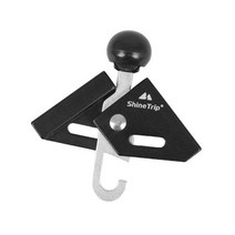 타프 폴 팁 커버 캠핑 타포린 로드 홀더 텐트 지지 행거 커넥터 건물 조인트 후크 캐노피 쉼터 천막용 8mm, 블랙(2)