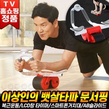 [로코스나인] 이상인 뱃살타파 문서핑 AB 휠 복근 롤러 운동기구 슬라이드 전신 뱃살 복부 홈트 실내 코어 운동