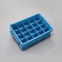 (JLS) PP재질 약품정리상자 시약보관상자 (칸막이형 12칸 15칸 24칸) 실험기구 운반및보관용, TCC(24칸) 1개