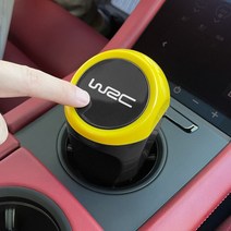 차량용 쓰레기통 WRC 미니 자동차 휴지통 볼보 테슬라 스즈키 스코다 폭스 바겐 폭스바겐 스마트 시트 쌍용 복스홀 액세서리, [01] For WRC, [02] Green