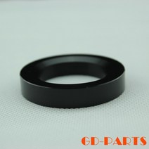 앰프 54mm CNC 가공 솔리드 알루미늄 합금 장식 링베이스 와셔 300B 811 2A3 빈티지 튜브 앰프 DIY 블랙, 01 Silver