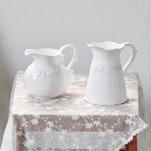 비올라 도자기 저그 화병 2size 키워드없음, 소