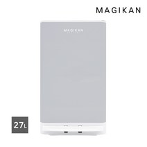 매직캔 스텔라 휴지통 27L, 그레이(MJ280GW), 1개