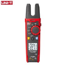 UNI-T 디지털 클램프 미터 UT256A 진정한 RMS AC 전류 플라이어 전류계 포크 전압계 커패시터 주파수 테스터, 한개옵션0
