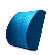car 쿠션 lumbar support 쿠션 사무실 의자 허리 통증 베개 자세교정방석, b-블루, 업그레이드 모델