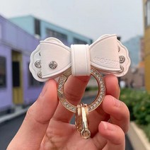 차 스마트 자동차 키홀더 차키 열쇠고리 악세사리 용품 가죽리본 키링, 02.가죽스트랩, 블랙