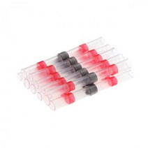 Electpick 50/30/10/5pcs 열 수축 솔더 씰 와이어 커넥터 방수 슬리브 전기 절연 버트 스플 라이스, 04 Red _ 04 5pcs