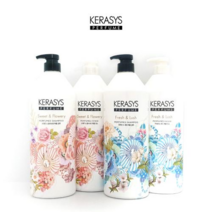 (디앤티커머스) 케라시스 비듬샴푸 지성샴푸 샴푸추천 머리냄새 대용량 1000ml 샴푸+린스, 케라시스 스위트앤플라워 퍼퓸 샴푸1L+린스 1L