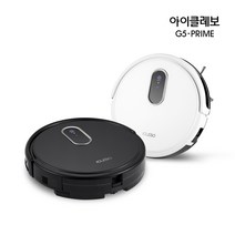 유진로봇 지니 G5프라임 로봇청소기 물걸레주행모드 APP원격제어, 퓨어화이트