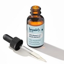 비타민c앰플 레티놀 세럼 Brefy 비타민 C 15% L. 아스코르브산 페룰산 .5% E 셀프 케어 뷰티 페스 다크 스팟 코렉터 1온즈, 단일수량