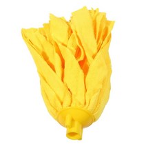 합성 데크 목재 합판 원목 방부목원형 가정용 청소 도구 극세사 패브릭 걸레 액세서리 교체 헤드 바닥 목, 01 yellow