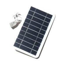 태양열 발전기 태양광 패널 충전기 5V 400mA 태양 전지 2W 출력 USB 야외 휴대용 광 시스템 저전력 제품 셀 휴대 전화 전기 팬, 01 2W 5V