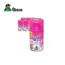 산도깨비 향기속으로 방향캔(290ml) 20개/자동분사기용향캔/방향제, 장미 20개