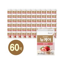 [대상웰라이프] 뉴케어 딸기맛 균형영양식 (200mlx30팩) 2박스 /한 팩에 담긴 3, 구성:뉴케어 딸기맛 (200mlx30팩). 2박스, 상세 설명 참조