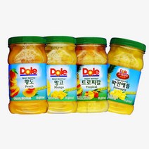 Dole 간편과일 후룻바틀 디저트 4종 666g, 1box, 파인애플바틀 4입